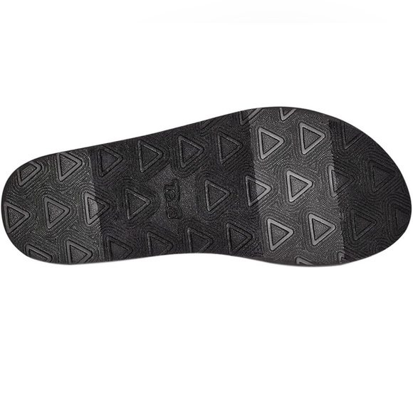 Teva Reflip Strappy Gradiate Sandal Thong Rainbow Flip Flop Black Size 7 New - Picture 5 of 14